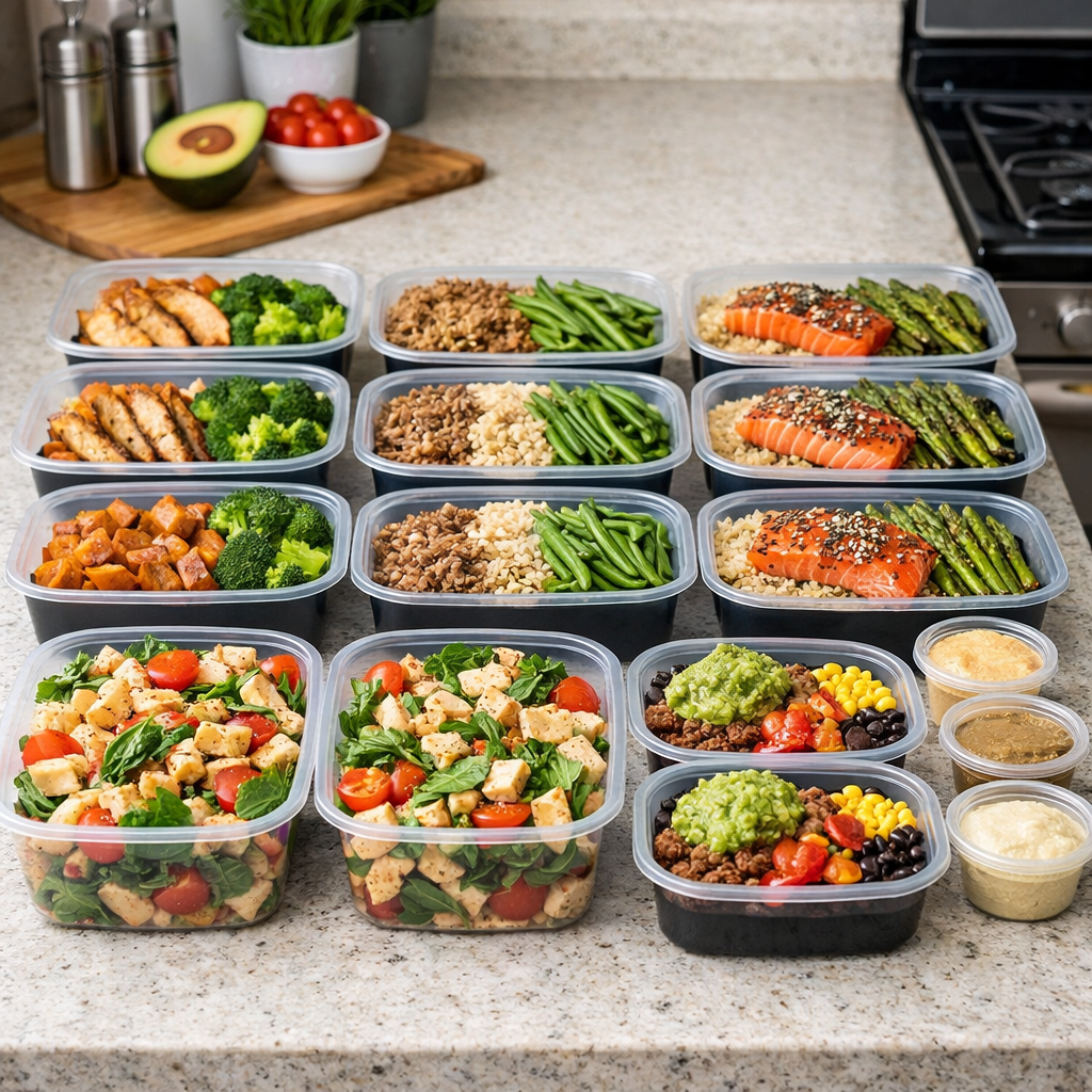 Meal prep semplice per chi ha poco tempo